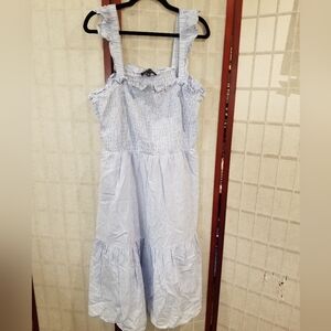 Light Blue Striped Sundress